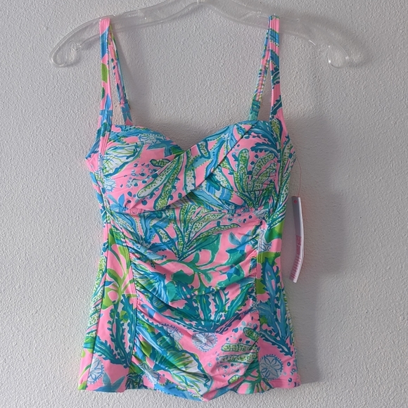 {Lilly Pulitzer} Brand New Bec Tankini Top - Picture 3 of 7
